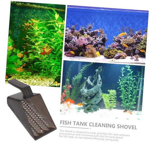 Abaodam Aquarium Sand Sieve Tool for Easy Tank Management Efficient Fish Tank Cleaning Gentle Plant Roots for Gravel and Substrates Maintenance