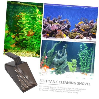 Abaodam Aquarium Sand Sieve Tool for Easy Tank Management Efficient Fish Tank Cleaning Gentle Plant Roots for Gravel and Substrates Maintenance