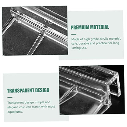 10pcs Fish Tank Cover Brackets Acrylic Support Rack for Aquarium Lids Durable and Wear-resistant Holders for Covers for Open Fish Tanks