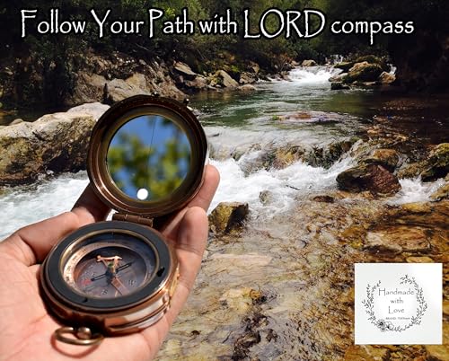 Trust in The Lord With All Your Heart - Proverbs 3:5-6 Quote Engraved Compass With Wooden Box, Greeting Card, Gift Compass, Graduation Day Gifts 2024 for Women Men Boys Girls - style: #5 Trust in The Lord Compass -Proverbs 3: 5-6