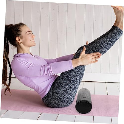 High Density Yoga Roller for Deep Tissue Massage Compact Roller for Back Neck and Fitness Massage Tool for Yoga Enthusiasts - size: 30X15X15cm