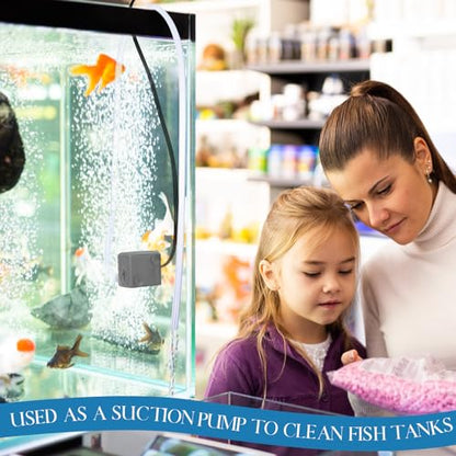 Lounsweer 12 Set Mini Fountain Pump 50 GPH 3W Small Submersible Water Pump with 3.3 ft Tube Electric Quiet Aquarium aspirator for Fish Tank, Pond, Pool, Aquariums, Pet Fountain Hydroponics