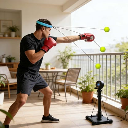 Boxing Reflex Ball Adjustable Band Headgear Reaction Game | Head Boxing Ball for Christmas Stocking Boy Kids Teens Adults Men Youth