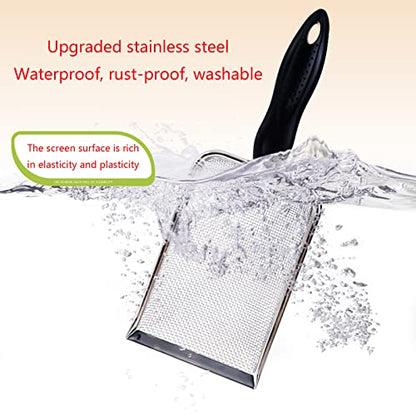 Sand Scooper Stainless Steel Fine Metal Sand Shovel Terrarium Litter Cleaner Corner Scoops