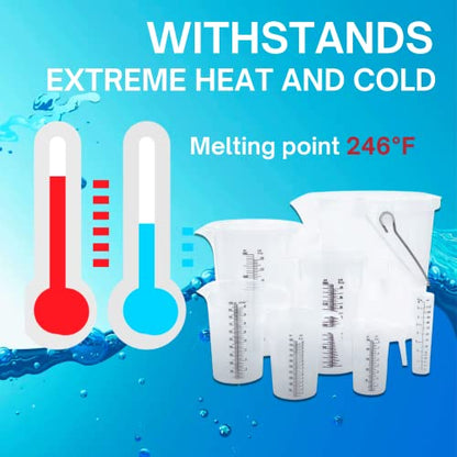 4oz (110 mL) Graduated Cylinder - Heat Resistant & Chemical Resistant, Multipurpose Measuring Cylinder, Measurements in Milliliters (mL) and Fluid Ounces (Fl Oz) (1 Pack) - size: 1 Pack