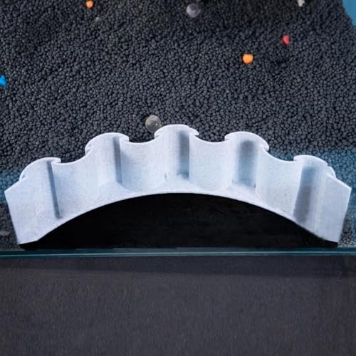 Aquarium Substrate Divider Fish Tank Sand Screen Substrate Fence | Water Plant Fish Tank Bottom Fence, Separate Gravel in Aquarium or Terrarium - color: Style B