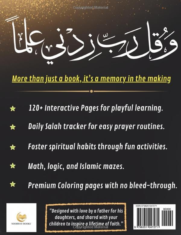 My Big Islamic Activity Book for kids: "120+ Pages of Games, Coloring, Mazes, Logic & Prayer Tracker | Screen-Free Educational Activities to Learn Islam While Having Fun"