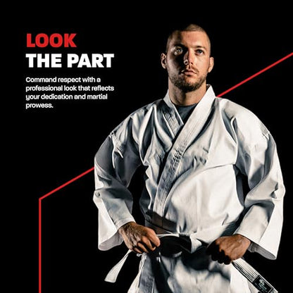 Hawk Sports Karate Uniform for Kids & Adults Lightweight Student Karate Gi Martial Arts Uniform with Belt - size: (6 (6'2'' / 200lbs)