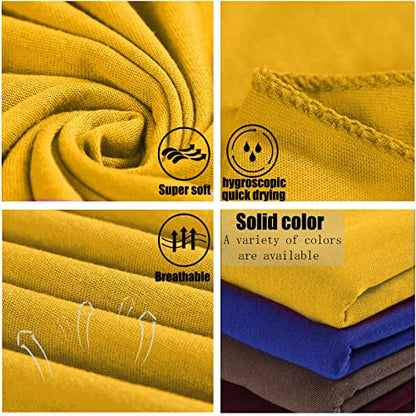 ZRQ 5 Pieces Stretch Turban Headwraps African Women's Hijab Muslim Soft Breathable Hair Scarf Tie Apply for Locs Braid Headband Fashion Women Hijab (Black,Army Green,Leather Powder,Turmeric,Beige) - color: Black,Army Green,Leather Powder,Turmeric,Beige