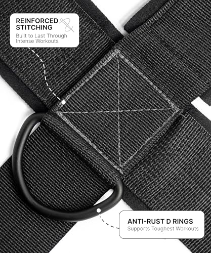DMoose Fitness Neck Harness for Weight Lifting - Soft Padded Head & Chin Strap with 30" Heavy Duty Steel Chain - Neck Exerciser, Trainer & Strengthener to Support Injury Recovery and Intense Workouts - color: Black (Legacy Logo)