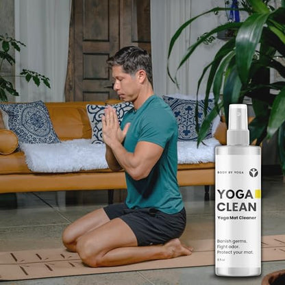 Yoga Mat With Cleaning Spray