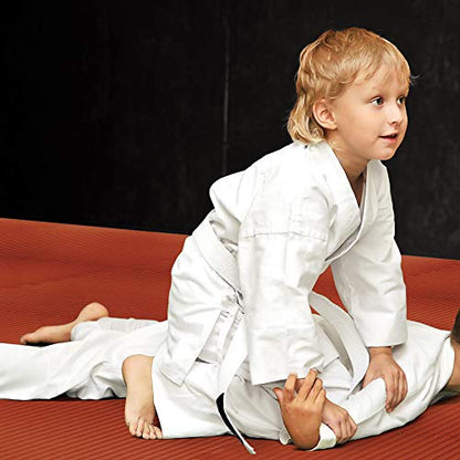 We Sell Mats 1 Inch Thick Martial Arts EVA Foam Exercise Mat, Tatami Pattern, Interlocking Floor Tiles for Home Gym, MMA, Anti-Fatigue Mats, 24 in x 24 in - size: 100 Square Feet (25 Tiles)