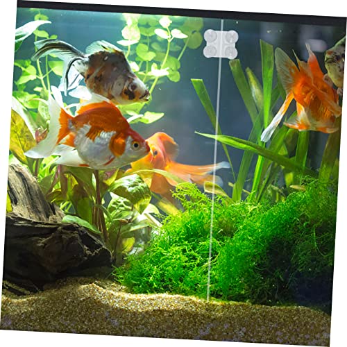 VANZACK 2pcs Fish Tank Isolation Cup Clips Acrylic Aquarium Divider Clamps for Separating Fish and Preventing Easy to Use