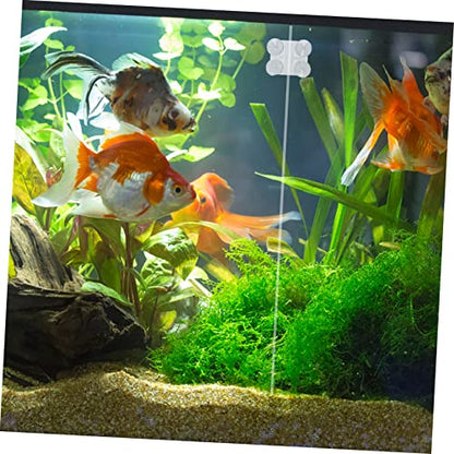 VANZACK 2pcs Fish Tank Isolation Cup Clips Acrylic Aquarium Divider Clamps for Separating Fish and Preventing Easy to Use
