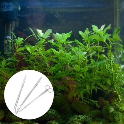 VANZACK Aquarium Tools Set 1 Set of Tweezers Scissors Spatula for Plant Trimming and Cleaning