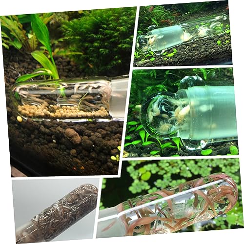 1hole Aquarium Turbellarian Catcher Glass Trap for Fish Tank Accessory Catch and Release Tool Easy to Clean Safe for