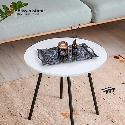 Alisveristime Big Square Zamac Serving Tray, 14.5 x 9.85 in (Black) - color: Black
