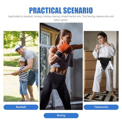 Professional Groin Guard and Boxing Accessory Breathable Wear-Resistant Crotch Protector for Adults and Training Martial Arts Taekwondo MMA