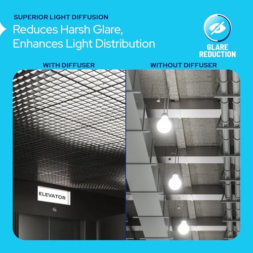 White Egg Crate Fluorescent Light Covers - Custom Size Polystyrene Drop Ceiling Grid Diffuser & HVAC Air Vent Grille - 1/2"x1/2"x3/8" Cell Eggcrate Panels, 5-Pack - Manufactured in USA - color: White - Custom Size
