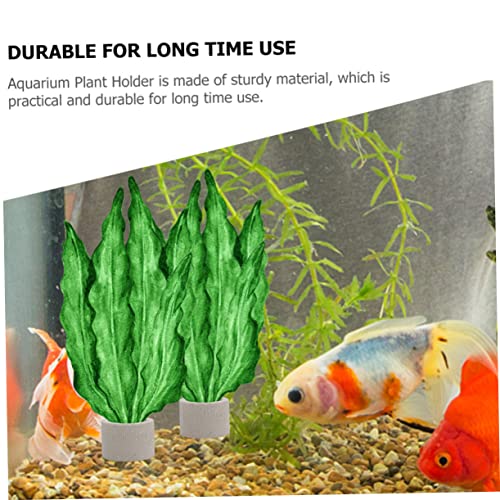 12pcs Aquarium Plant Holders Fixed Rings for Tank Water Plants Cultivation Weight Ring Fish Tank Decorations Sturdy Pot