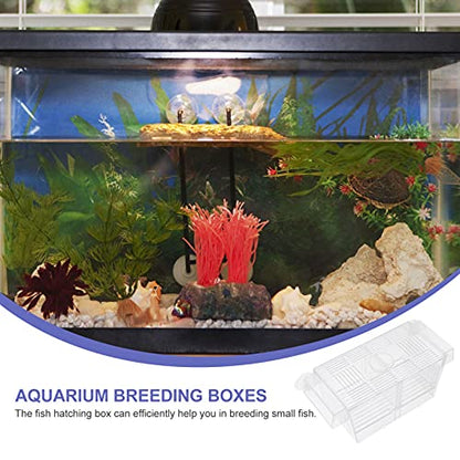 balacoo 1pc Aquarium Breeding Box Cups Isolation Incubator for Fish and Shrimp Easy Installation Water Material for Optimal Fish Survival