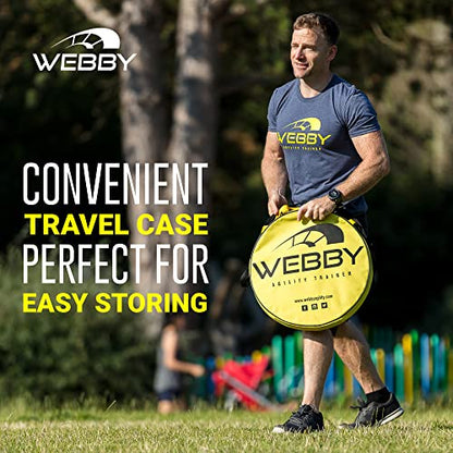 Webby Agility Trainer – Circle Speed and Agility Ladder for High Intensity Reactive Footwork Drills and Skills – A Circular Piece of Reaction Training Equipment That Changes The Way You Move - style: Original