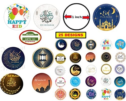 448 Pcs Eid Mubarak Pencils Wristbands Stickers Set Eid Pencils Eid Wristbands Eid Stickers Eid Mubarak Party Ramadan Gift for Muslims (Eid Pack) - color: Eid Pack