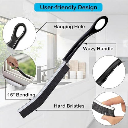 8PCS Cleaning Brush Set, Multi Purpose Gap Brush for Kitchen,Bathroom,Car, Grout, Window Tracks,Bathtub,Vehicle,Faucets,Bowl,Teapot,Cup, Home Essentials Scrub Cleaning Tools,Hard Crevice Cleaning