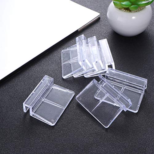 balacoo 20pcs Fish Tank Cover Support Fish Tank Bracket Aquarium Bracket Aquarium Support Fish Tank Cover Frame Fish Tank Rack