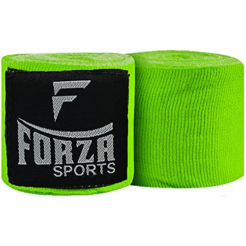 Forza Sports 120" Mexican Style Boxing and MMA Handwraps - color: Lime Green