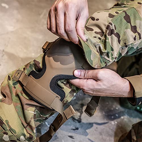 EMERSONGEAR ARC Style Military Knee Pads,Tactical Combat Knee Pads for Paintball Airsoft Skating Activities Upgrade Version - color: Upgrade-Desert