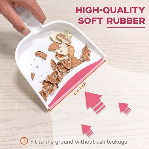 Small Broom and Dustpan Set, Small Dustpan and Brush Set, Mini Dust pan and Brush, Hand Broom and dust pan, Mini dustpans are Ideal for Cleaning Little Areas Like desks, Kitchens, pet Rooms. (3 Set) - size: 3pcs