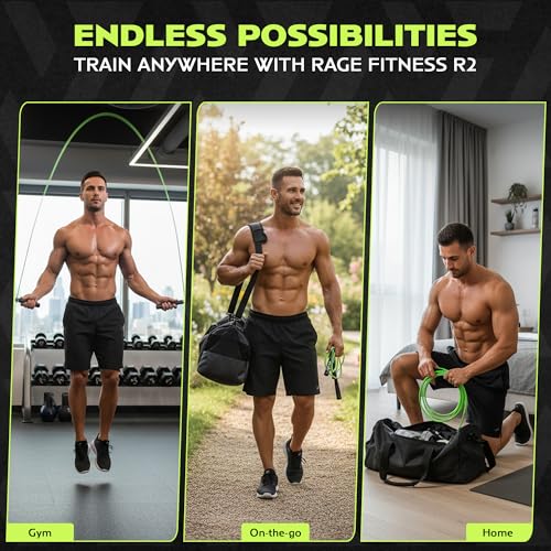 R2 Speed Jump Rope, Adjustable PVC, Smooth Bearings, Fast Cardio Workout