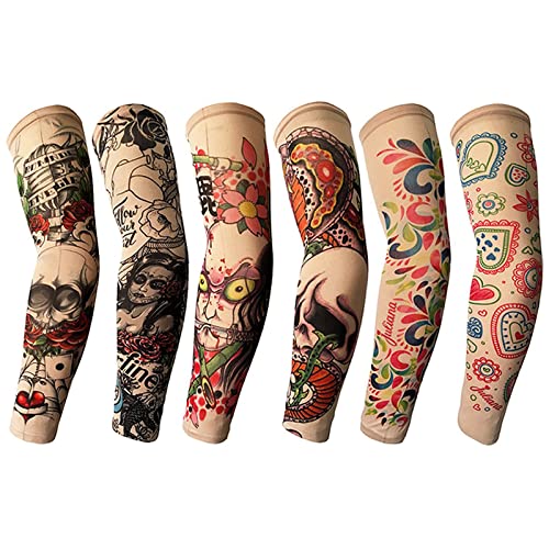 YARIEW Temporary Tattoo Sleeves for Men Arm Sleeves for Men Tattoo Sleeve - color: Multicolor-4