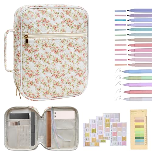 Bible Cover for Women (Siamese Rose, Large-Bag Set) - color: A4 Siamese Rose Set