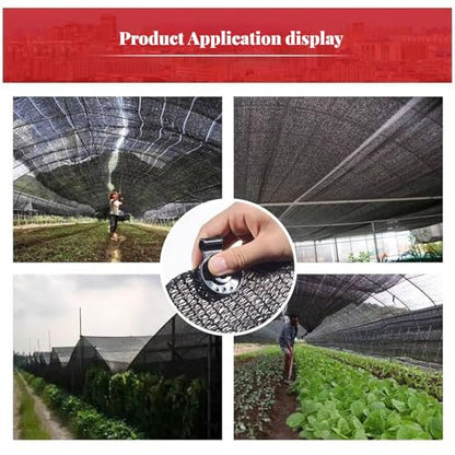100/80/60/40/20 PCS Shade Cloth Heavy Duty Lock Grip, Universal Windproof Garden Net Clamps, Tarp Clips Fix Clamp for Sun Shade Sail Tarpaulin Mesh Canopy Fence (20 Pcs) - color: 20 Pcs