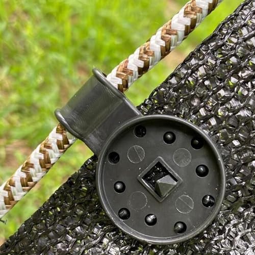 100-Pack Shade Cloth Clips, Lock Grip, Heavy Duty Tarp Clips, UV-Resistant Canopy Fasteners, Non-Slip Grip For Netting/Greenhouse, Windproof Sunshade Clamps - size: Medium size 8.7*4.8