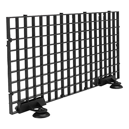 Hemobllo Fish Net Segregation Board for Aquarium Large Size Fry Box Grid Divider Plate Clamp- 2 Pieces Set