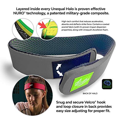 Unequal Halo 1 – 10mm Protective Headgear with Military-Grade Patented Composite, Coated Aramid Fabric - color: Royal Blue, size: Large-X-Large