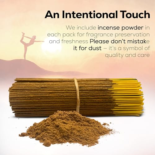 Raajsee Palo Santo Incense Sticks, Holy Wood Aroma for Energy Cleansing & Meditation Organic Non Toxic Clean Burning - Natural, Long-Lasting Incense – 100 gm Pack - color: Palo Santo