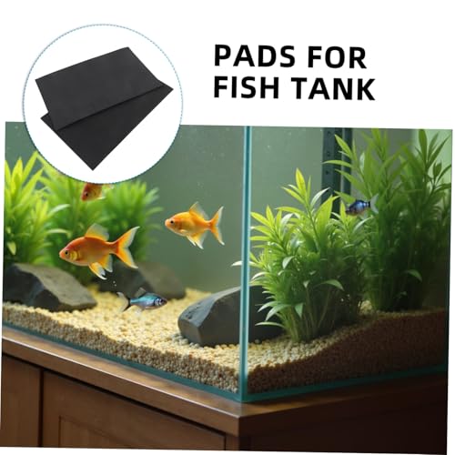 POPETPOP 2pcs Aquarium Leveling Mat Non Slip Shockproof Fish Tank Pad for Enhanced Stability and Protection Durable Bottom Mat for All Season Use and Easy Installation