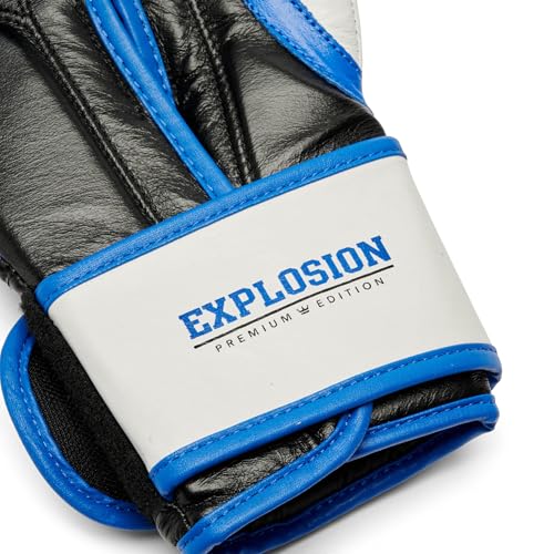LEONE 1947, Explosion Boxing Gloves - color: blue, size: 10OZ