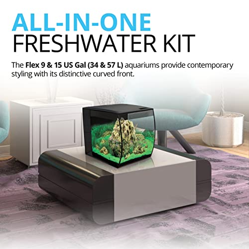 Fluval Flex 57 - 15 Gallon Nano Glass Aquarium Kit