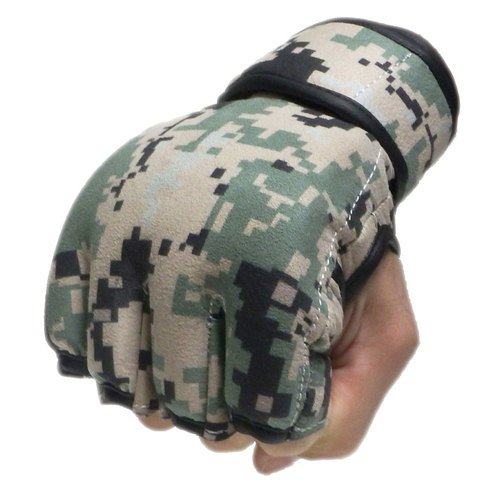 MMA Fighter Gloves - 4oz - Military Patterns - color: MARPAT, size: XX-Large