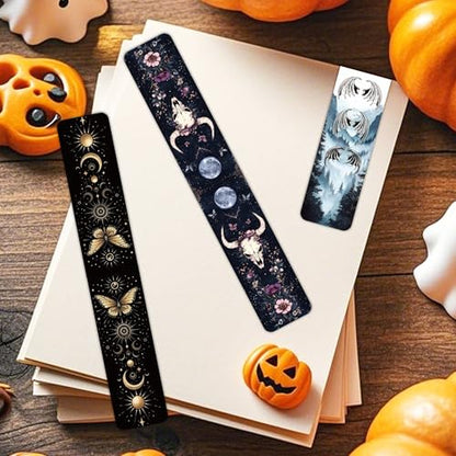 Gothic Romance Magnetic Bookmarks: 30 Pcs Witchy Dragon Moon Book Mark Clips, Fantasy Dark Academia Reading Accessories for Women Teens, Occult Gifts for Book Lovers - style: Gothic Romance