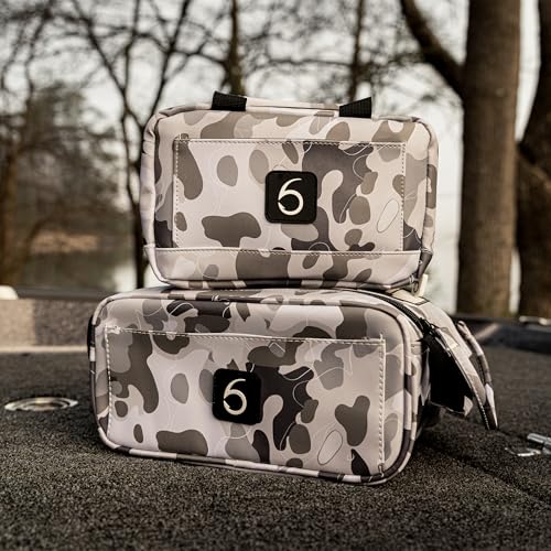 6th Sense Fishing Small Bait Bag – Durable Soft-Sided Storage for Soft Plastics (Caddo Camo - Brown) - color: Caddo Camo - Brown