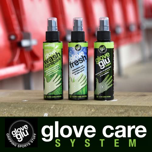 Gloveglu Glove Care Essentials System Bundles - size: 120ml (Pack of 3), style: Wash + Refresh + Revive