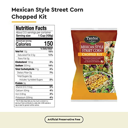Taylor Farms Mexican Style Street Corn Chopped Salad Kit 11.62oz