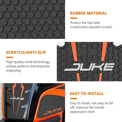 for Duke 390 Duke 250 Duke 390 250 2018-2026 2022 2021 Motorcycle Accessories Fuel Tank Protective Sticker Knee Anti-Slip Sticker Fuel Tank Traction Pad Side Air Cushion Knee Pad