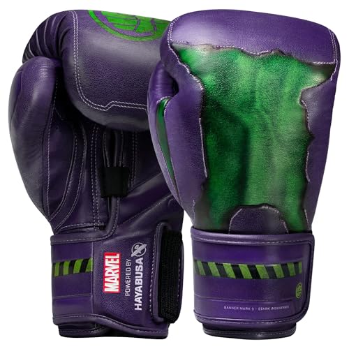 Hayabusa Marvel Hero Elite Boxing Gloves for Men and Women - color: Hulk, size: 10oz